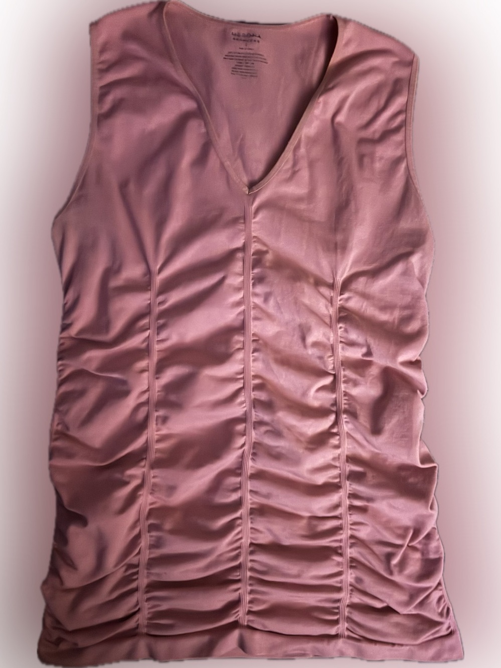 Merona Sleeveless V-Neck Tank Top in Dusty Rose
